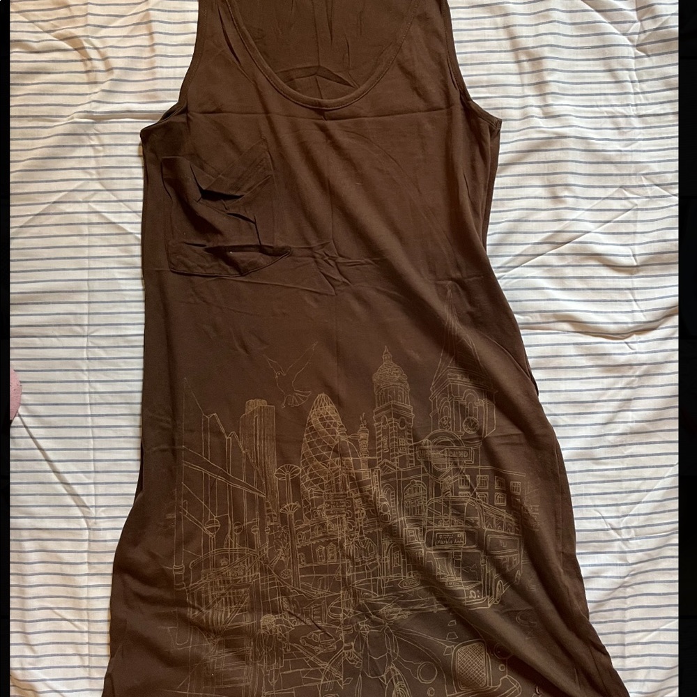 Threadless Select London Landmarks Great Britain Print Dress